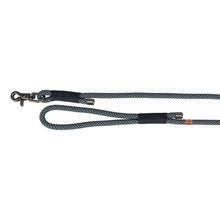 Trixie Hondenriem Soft Rope Zwart / Grijs