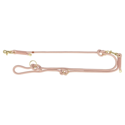 Trixie Hondenriem Soft Rope Verstelbaar Roze / Lichtroze 200X1,3 CM