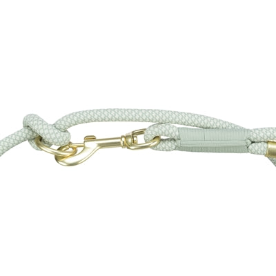 Trixie Hondenriem Soft Rope Verstelbaar Salie / Mintgroen 200X0,6 CM