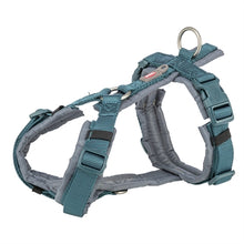 Trixie Hondentuig Premium Trekking Petrol Blauw/ Grafiet Grijs