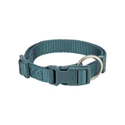 Trixie Halsband Hond Premium Petrol Blauw 15-25X1 CM