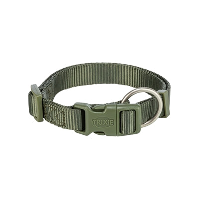 Trixie Halsband Hond Premium Olijfgroen 30-45X1,5 CM