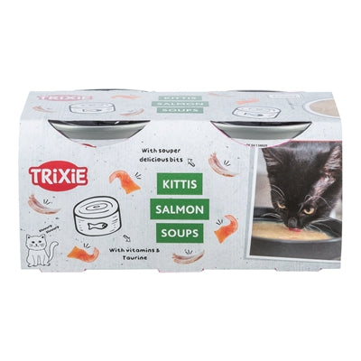 Trixie Soup Met Kip En Zalm 4X4X80 GR