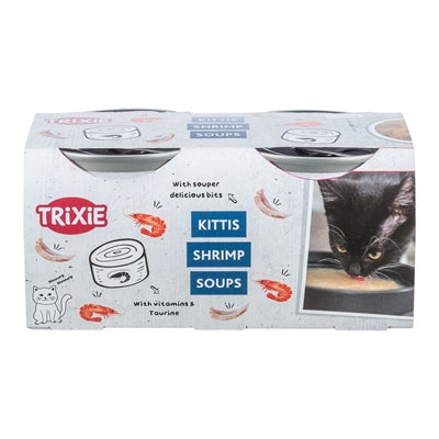 Trixie Soep Met Kip En Garnalen 4X4X80 GR