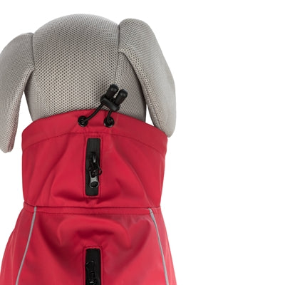 Trixie Regenjas Hond Vimy Rood RUG 62 CM BUIK 78-82 CM