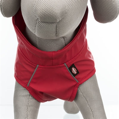 Trixie Regenjas Hond Vimy Rood RUG 62 CM BUIK 78-82 CM