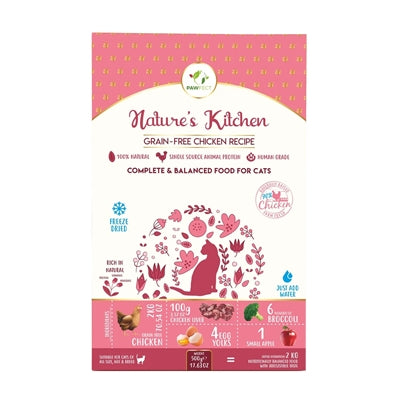 Pawfect Freeze Dried Foods Cat Chicken Recipe 500 GR