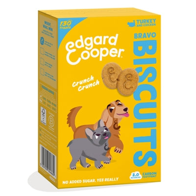 Edgard & Cooper Adult Biscuit Kalkoen / Kip 400 Gr