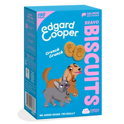 EDGARD & COOPER ADULT BISCUIT ZALM / KIP 400 GR