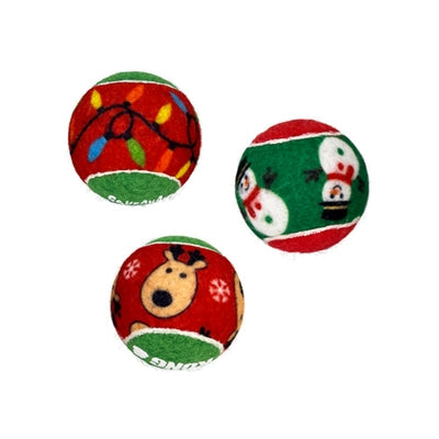 Kong Holiday Squeakair Bal Assorti 6,5X6,5X6,5 CM 6 ST