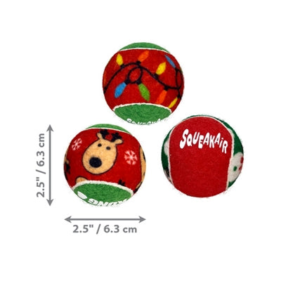 Kong Holiday Squeakair Bal Assorti 6,5X6,5X6,5 CM 6 ST