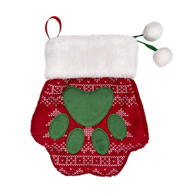 Kong Holiday Stocking Paw Kerstsok 26,5X22X3 CM