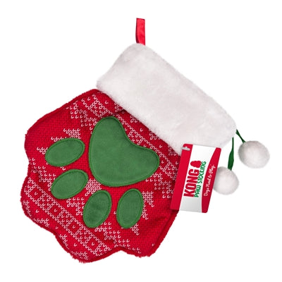 Kong Holiday Stocking Paw Kerstsok 26,5X22X3 CM