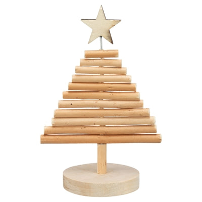 Trixie Xmas Kerstboom Onbehandeld Wilgenhout 17X11 CM