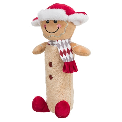 Trixie Xmas Peperkoekman Met Fles Pluche 36 CM