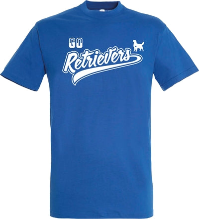 Merkloos T-Shirt Go Retrievers Blauw M