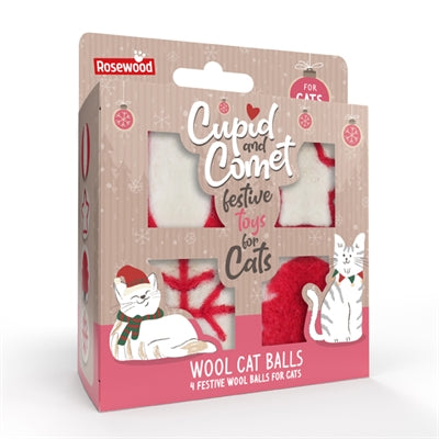 Cupid & Comet Wollen Ballen 4 ST