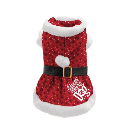 Plenty Gifts Kerst Jurk Santa's Favorite Dog LARGE