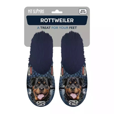 Merkloos Pantoffel Rottweiler Donkerblauw MAAT 39-42