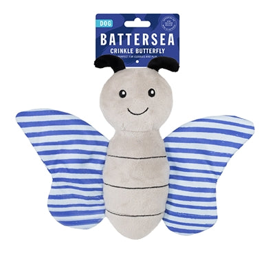 Battersea Crinkle Vlinder Blauw 23X18 CM