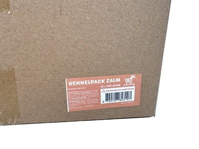 Freds Gestoomd Vers Vlees Worst Kennelpack Zalm Graan En Glutenvrij 10X900 GR