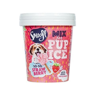 Smoofl Ijsmix Pup Aardbei 160 GR