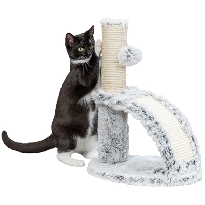 Trixie Junior Krabpaal Harvey Met Borstel Wit / Zwart 43 Cm