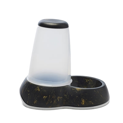 SAVIC VOERDISPENCER LOOP MARBLE ZWART / GOUD