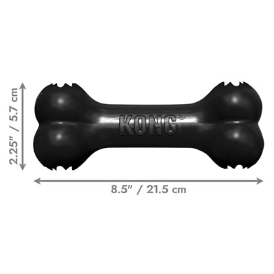 KONG EXTREME GOODIE BONE ZWART