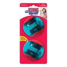 Kong Squeezz Action Bal Rood Large 8,5X8,5X8,5 Cm 2 St