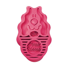 KONG ZOOMGROOM RUBBER BORSTEL ROZE