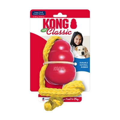 KONG CLASSIC MET TOUW ROOD / GEEL