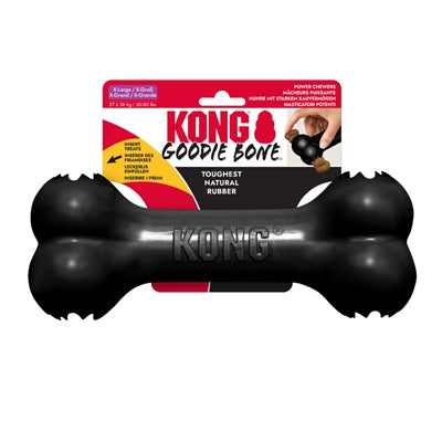 KONG EXTREME GOODIE BONE ZWART