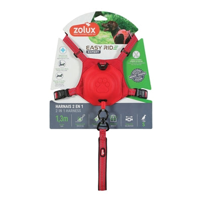 Zolux Easyride Hondentuig Rood
