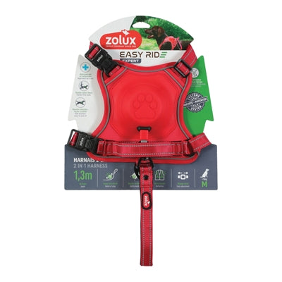 Zolux Easyride Hondentuig Rood