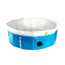 MARTIN POOL MET JETS BLAUW / WIT