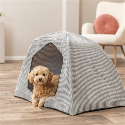 Trixie Hondenmand Tent Jonna Vital Ribstof Lichtgrijs 100X70X70 Cm
