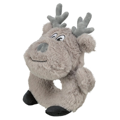 TRIXIE XMAS RENDIER PLUCHE GRIJS