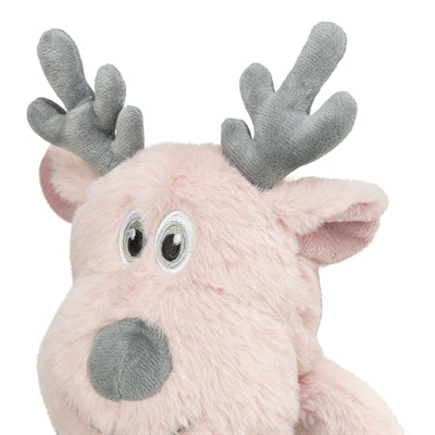 TRIXIE XMAS RENDIER MET TOUW PLUCHE / KATOEN ROZE