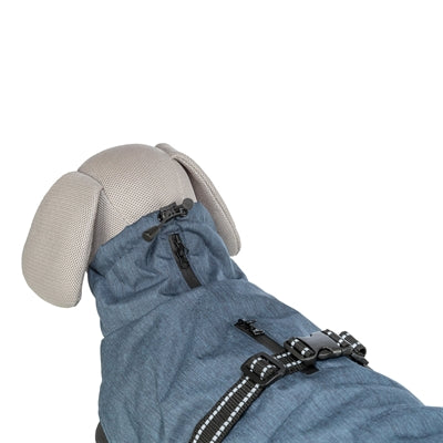 Trixie Hondenjas Winter Riom Donkerblauw