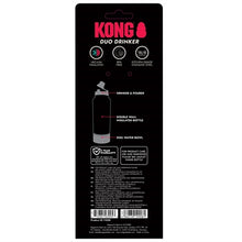KONG DUO DRINKER DRINKFLES RVS ZWART