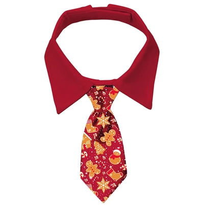 PLENTY GIFTS KERST STROPDAS KERST KOEKJES ROOD