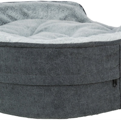 TRIXIE VITAL HONDENMAND LINO SOFT OVAAL GRIJS / LICHTGRIJS