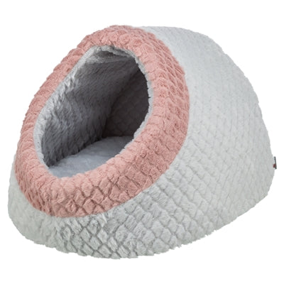 TRIXIE KATTENMAND IGLO KALINE MIO GRIJS / OUDROZE 35X41X26 CM