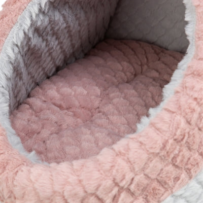 TRIXIE KATTENMAND IGLO KALINE MIO GRIJS / OUDROZE 35X41X26 CM