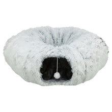 Trixie Harvey Pluche Speeltunnel / Donut Wit / Grijs