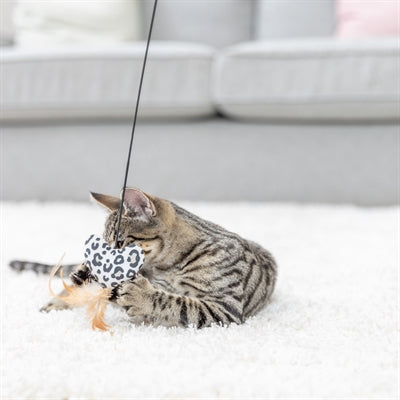 TRIXIE KATTENHENGEL HART HOUT / KATOEN MET KATTENKRUID / CATNIP