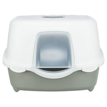 TRIXIE KATTENBAK DAVIO TOP OUTDOOR MET KAP GRIJS / WIT
