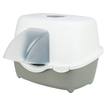 TRIXIE KATTENBAK DAVIO TOP OUTDOOR MET KAP GRIJS / WIT