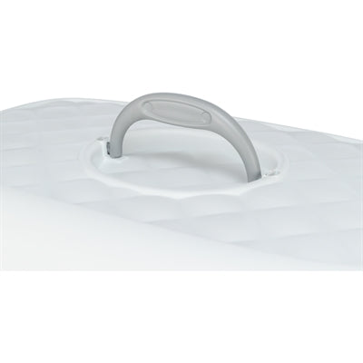 TRIXIE KATTENBAK DAVIO TOP OUTDOOR MET KAP GRIJS / WIT